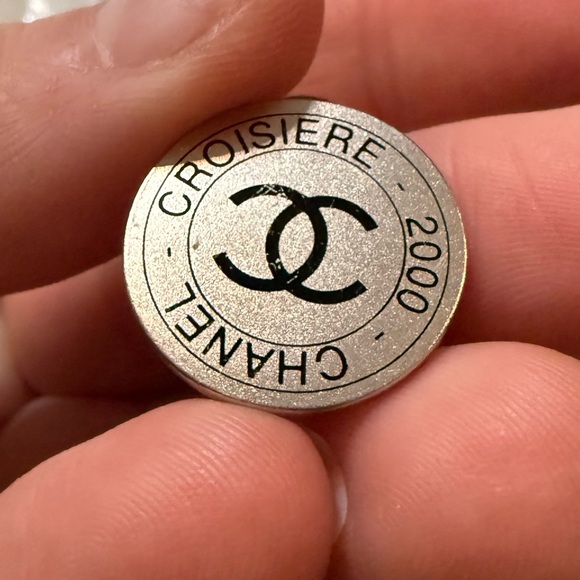 Chanel earrings silver 2000 Autumn clip on silver earrings - Picture 9 of 11